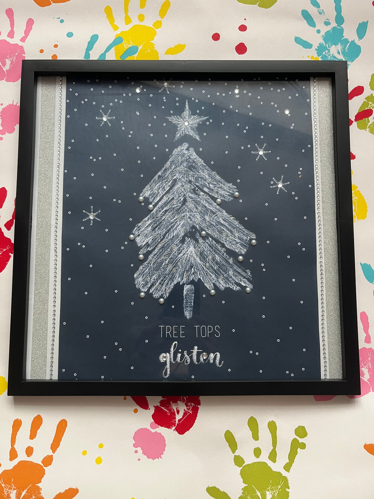Tree Tops Glisten Christmas Theme 13.5 x 13.5