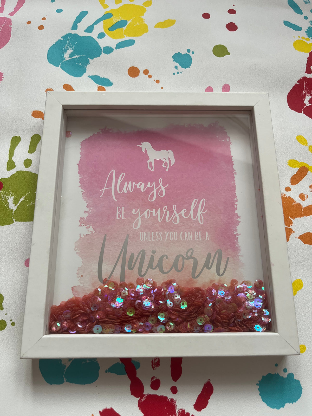 Always Be Yourself Unicorn Frame 8.5 x 8