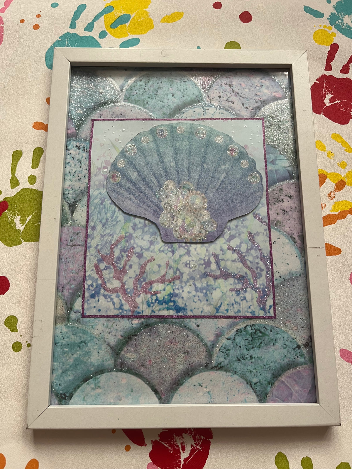 Blue Shell Frame 9.5 x 12.5