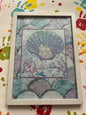 Blue Shell Frame 9.5 x 12.5