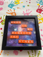 Rewrite The Stars 3D Tile Frame 9 x 9